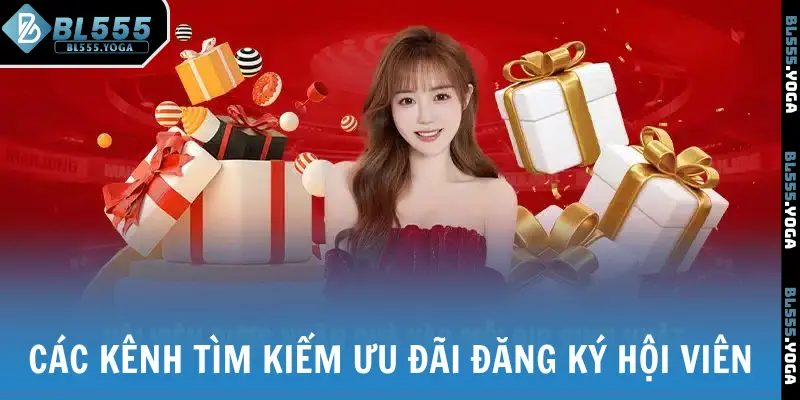 Các kênh tìm kiếm ưu đãi đăng ký hội viên